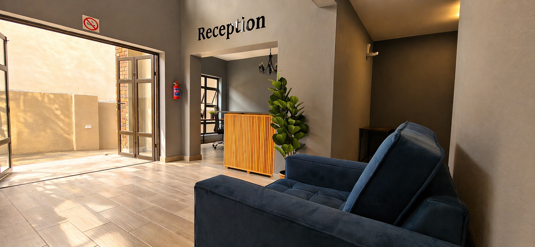 The Grace reception area